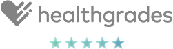 Healthgrades five-star rating logo image