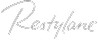 Restylane brand logo in elegant script.